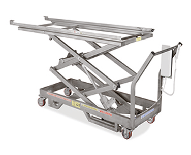 Carrello elettrico con rulli-1