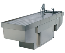 Height-adjustable Autopsy Table B with Down-Draft System